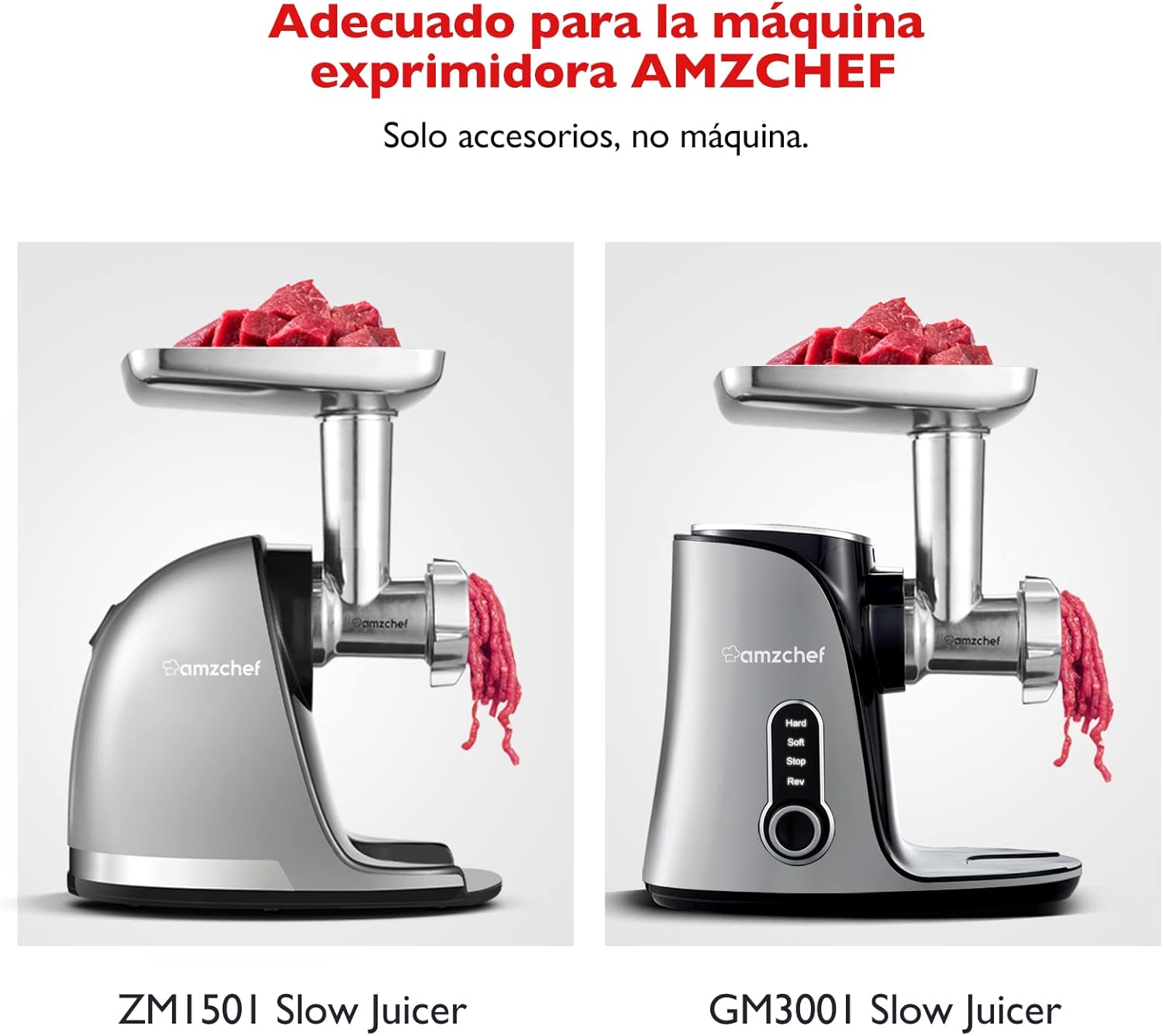 Accesorios AMZCHEF para picadora Accesorios AMZCHEF para picadora